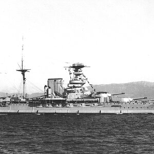 HMS Warspite, a Queen Elizabeth-class battleship (1)
