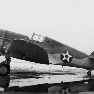 Curtiss P-36C camouflage test Maxwell Field, 1940 (1)