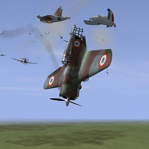Bf-109E-4 vs. Hawk 75_4