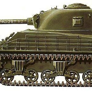 M4 Sherman side shot