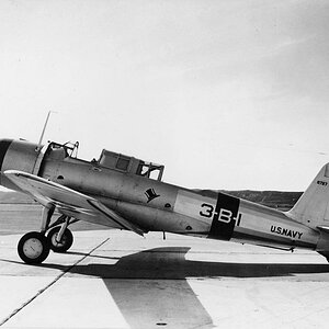 Vought SB2U-1 Vindicator, BuNo. 0727, VB-3, 1937