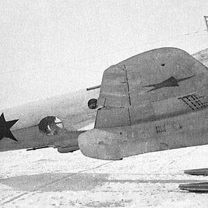 Petlyakov Pe-2 of the 11th serie on skis, 1941 (1)