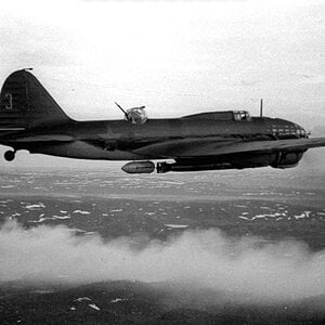 Ilyushin Il-4T with a 45-36-AVA torpedo, 1941