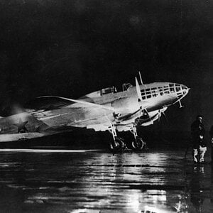 Ilyushin Il-4 at night