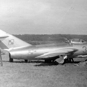 Lim-2 (MiG-15Bis) Polish AF Bornholm March 1953 (1)