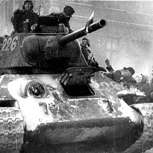 T-34/76 no.226, Bydgoszcz, Poland, 26 January 1945