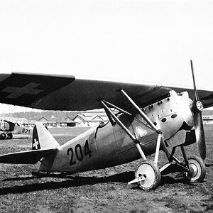 Dewoitine D.27 lll no.204, the Swiss AF