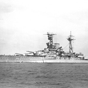 HMS Royal Oak, the Revenge-class battleships, 1936