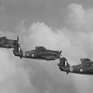 Grumman Martlet Mk.I FAA 804NAS, s/n. BJ562 "A", s/n. BJ561 "S7-L", 1940