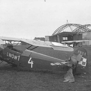 RWD-8 "White 4" named "Lwów1" damaged, Poland 1939.