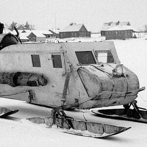 A propeller-driven sledge (aerosani) NKL-16/41 (1)