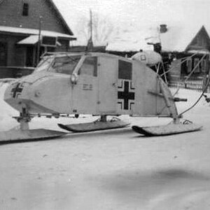 German "Max Henschel" WH/WL aerosan based on the soviet OSGA (NKL)-6, NKL 16/37 aerosledge (1)