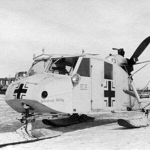 German "Max Henschel" WH/WL aerosan based on the soviet OSGA (NKL)-6, NKL 16/37 aerosledge