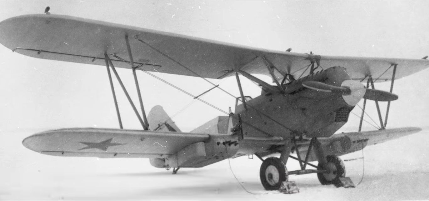 A soviet TSh-2 heavy assault biplane during the NII VVS trials (2)
