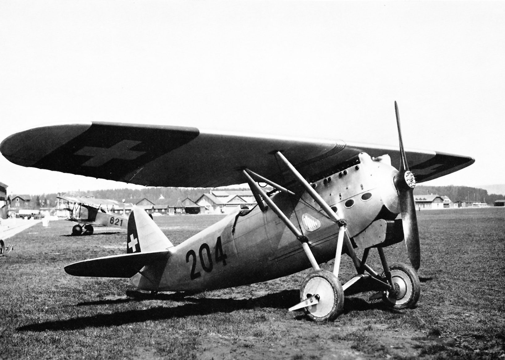 Dewoitine D.27 lll no.204, the Swiss AF