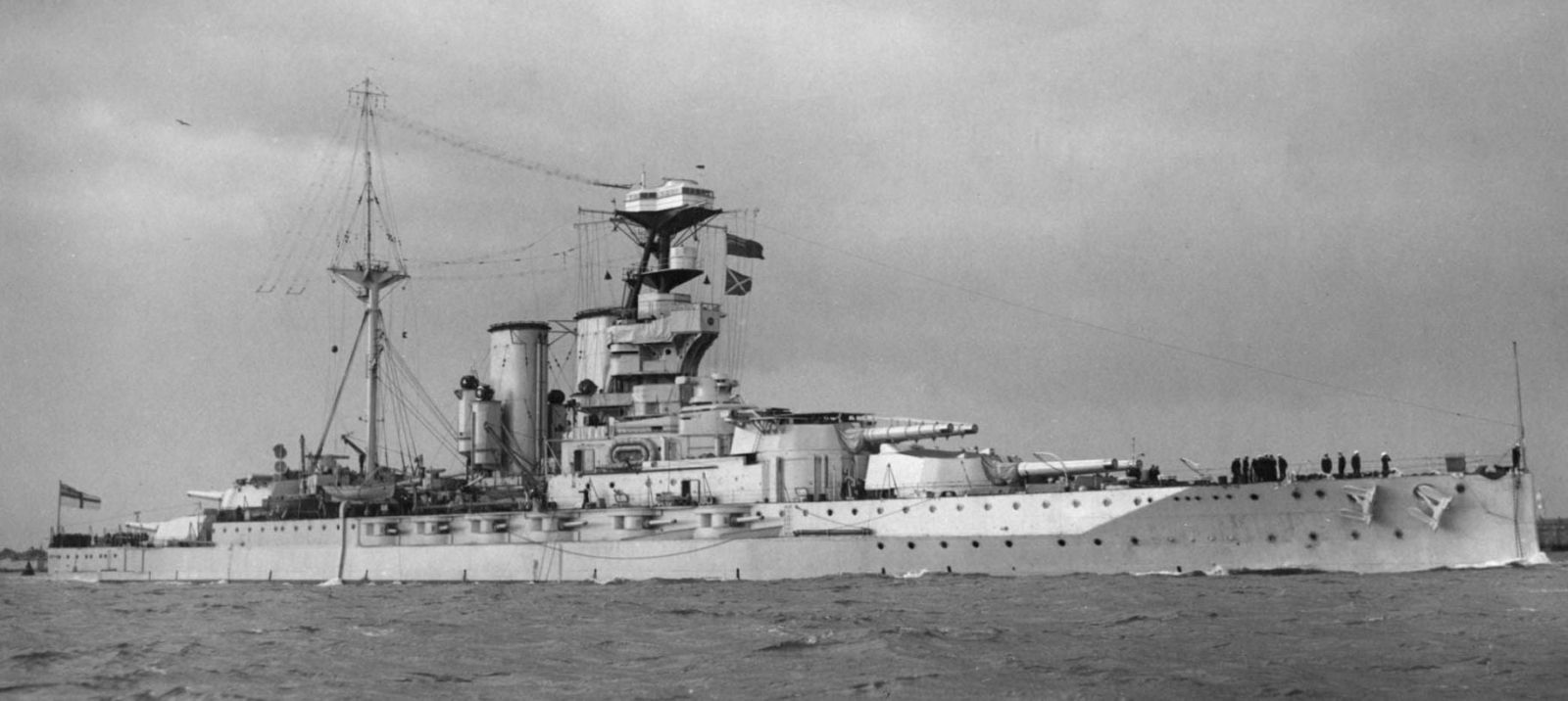 HMS Malaya, a Queen Elizabeth-class battleship, 1926