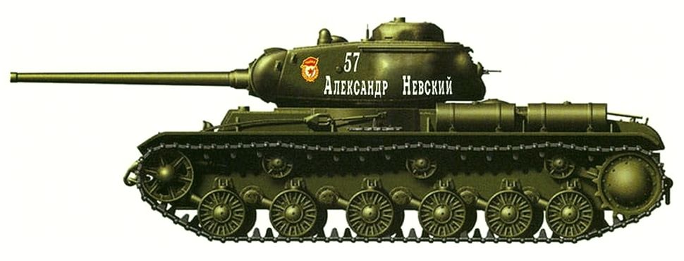 KV-85 heavy tank no. 57 of the 14th Guards Heavy Tank Regiment, 1943