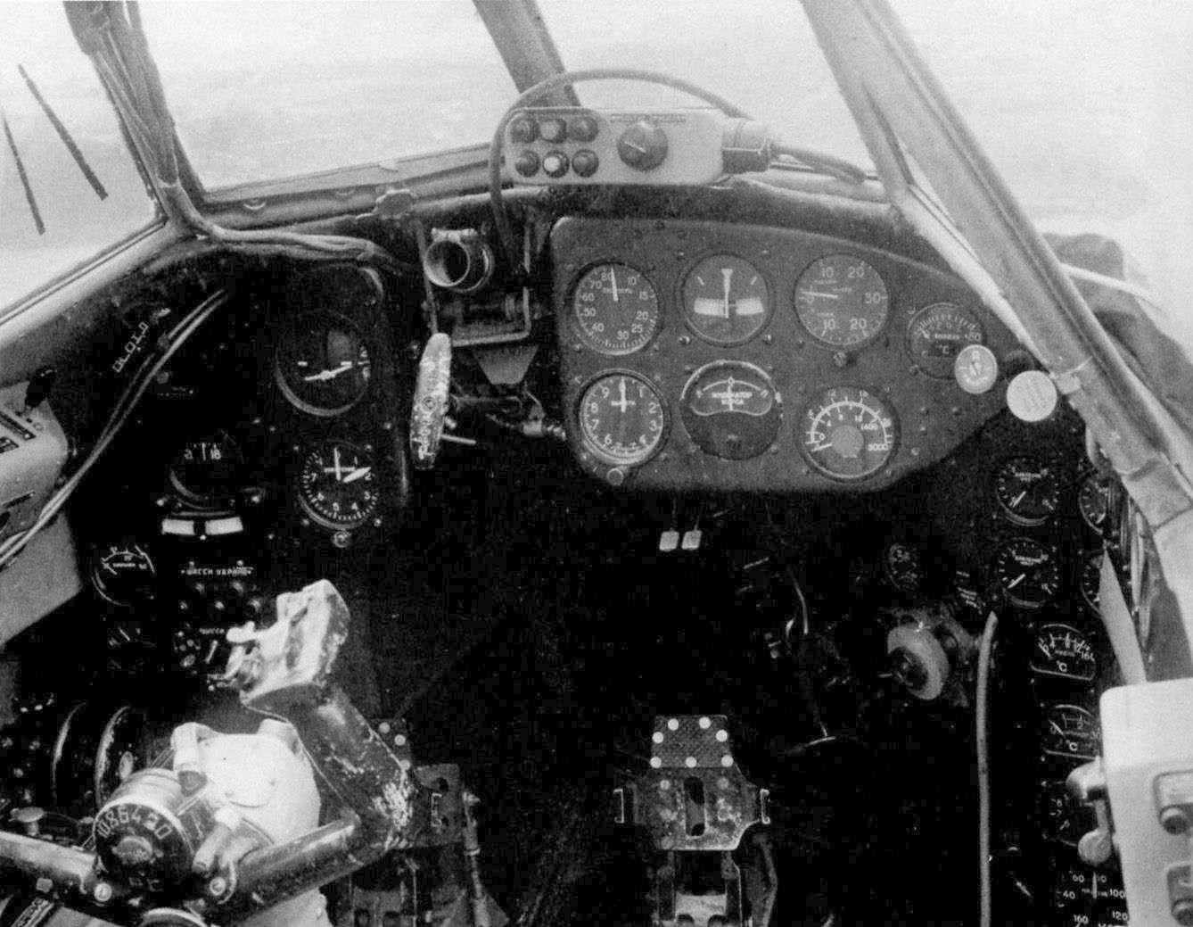 Tu-2S cockpit,  1943