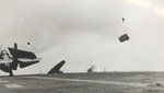 F4U, Maj. Elton Mueller  skipped barriers while landing (survived) 2.jpg