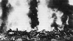 Japanese planes burn at Omura Japan following Allied Occupation Credit USMC via web.jpg