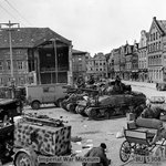 Shermans and transports of Royal Scots Grey in Wismar.jpg