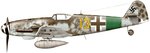 Pilot - Ofw. Heinrich Bartels. 15.-JG 27 Bf.109G-10 -13- W.Nr.130359 -Marga- This ac was shot do.jpg