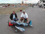 Bob Frey and me with P-47M Fire Ball.jpg