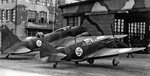Captured Soviet planes lagg-3 and IL-4 Angara in a aircraft factory in Tampere.jpg