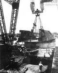 Rotating portion of turret no. 3 being removed.jpg