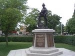 1st Infantry Division fallen soldier statue.JPG