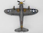 Republic P-47D-10-RE Thunderbolt, 8AF, 62FS, 56FG, Halesworth, mars 1944, Lt F.  J. Christense...JPG