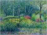 Japanese Bridge  Pond, Charles Neal, 1998 - 1600x1200 - ID .jpg