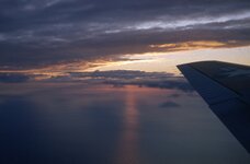 Sunset Over Baffin Bay- 9000' Aug 1952.jpg