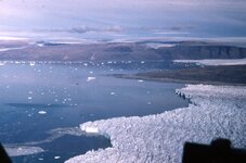 Glacier N. of Thule, Greenland 2000' Moves 15' per Day Aug 1952.jpg