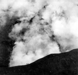 Mt Aso Volcano inner crater rim-Dad (left) and Prof Kitada (right).jpg
