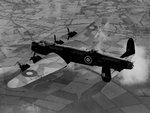 Avro Lancaster MKII flying on One Engine.jpg