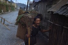 0124_Japanese Girl With Basket of Twigs -Near Kamakura.jpg