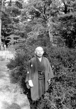 Mr Okamoto, Tea Ceremony Teacher-Meiji Park 1948.jpg