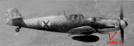 S. Stoyanov (Lt)-Bf 109 G-6 ,6 Iztrebitelen polk, 3 Orliak, Summer 1944.jpg