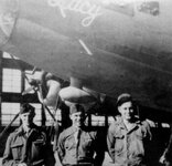 666 with Lucy art and 63rd crew - late 1943.JPG