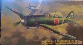 20230824 Nakajima Ki-84-I type 4 fighter Hayate 1:48 hasegawa.jpg