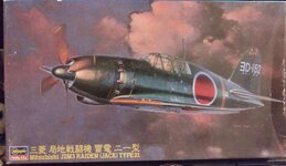 20230828 Mitsubishi J2M3 Raiden type 21 1:48 Hasegawa.jpg