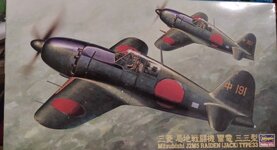 20231006 Mitsubishi J2M3 Raiden type 33 1:48 Hasegawa.jpg