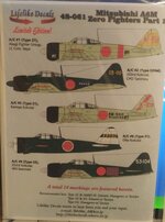 20231120 Mitsubishi A6M Fighters Part 1 & Hinomaru 1:48  Lifelike Decals.jpg