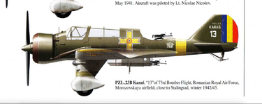 PZL.23B Karas %2213%22 73rd Bomber Flight, Romanian Royal Air Force, Stalingrad, 1942-1943.png