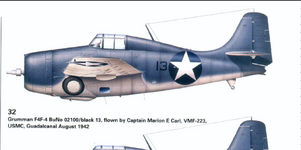 Grumman F4F-4 'Black 13', VMF-223, USMC, Guadalcanal, 1942.png