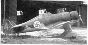 Finnish Air Force Fokker D.XXI 'FR-134' LLv32 May 1941.png