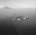 F6F-5 Hellcat #134 in flight, USS Bunker Hill (CV-17) Okinawa Invasion.png