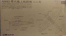 20240102 Mitsubishi A6M3 model 22 1:48 Hasegawa.jpg