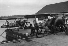 French Helldivers delivered to RCAF Station Dartmouth, Nova Scotia for carrier Béarn.jpg